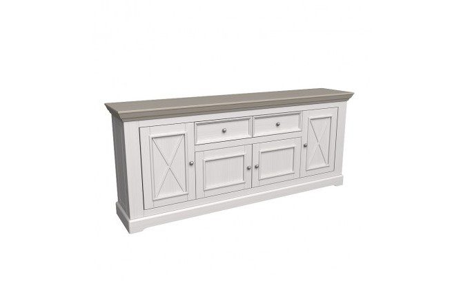 product_page_big_160270_Тумба 222-20231206113104 Тумба 222 Форест (белый воск/антрацит),209x88x42 см — изображение 1