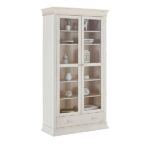 Витрина Бостон 21G (белый воск),110х210х45 см