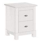 Тумба прикроватная Рауна 02 (белый воск),48×60×42см