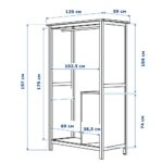 Шкаф раздвижной Кантри 20SW (черный лак),120x197x59 см — изображение 6