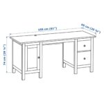 Письменный стол Кантри 12 (белый лак),155×74×64 см — изображение 8