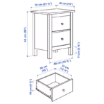 Прикроватная тумбочка Кантри 02 (черный лак),54x66x38 см — изображение 6