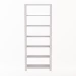 Стеллаж Фьорд 00 (белый воск),80x200x35 см — изображение 2