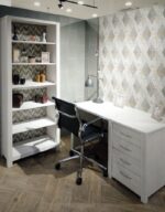 Стеллаж Фьорд 00 (белый воск),80x200x35 см — изображение 5