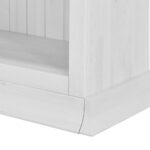 Стеллаж Бостон 1000х405 (белый воск),100x210x40 см — изображение 6