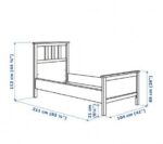 Кровать Кантри 90×200 (белый лак),104х112(66)х211 см — изображение 8