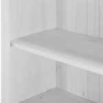 Стеллаж Бостон 1000х405 (белый воск),100x210x40 см — изображение 4