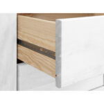 Тумба прикроватная Рауна 02 (белый воск),48×60×42см — изображение 5