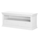 Тумба ТВ Бостон (белый воск),130х54х45 см — изображение 3