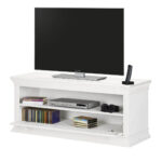 Тумба ТВ Бостон (белый воск),130х54х45 см — изображение 4