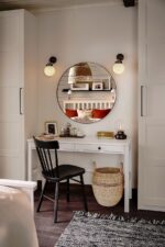 Письменный стол Кантри 02 (белый лак/браун),120х75х47 см — изображение 7