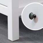 Письменный стол Кантри 12 (белый лак),155×74×64 см — изображение 7