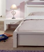 Прикроватная тумбочка Фьорд (белый воск),55x35x40 см — изображение 5