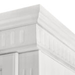 Шкаф Хельсинки 2GT (белый воск),138x199x62 см — изображение 4