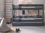 Кровать двухъярусная Амелия 90х200 (серый/лава) — изображение 4