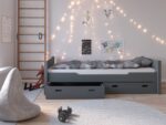 Кровать Амелия 90x200 (серый воск )– возможность индивидуальной комплектации — изображение 3