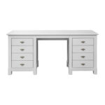 Стол письменный 2-х тумбовый Рауна 08 (белый воск),165x76x60 см — изображение 2