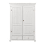 Шкаф Хельсинки 2GT (белый воск),138x199x62 см