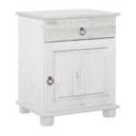 Тумба прикроватная Хельсинки 11 (белый воск),48x60x40 см