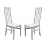 Комплект стульев Луиза 2шт (белый воск) массив сосны — изображение 2