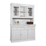 Надстройка буфета Бостон (белый воск),140х200х43 см — изображение 2