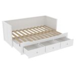 Кровать тахта Кантри 80(160)×200 (белый лак),209х83х86 см — изображение 3