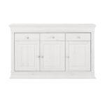 Комод буфета Бостон (белый воск),140×88×43 см — изображение 2