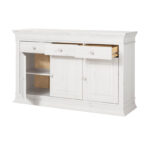 Комод буфета Бостон (белый воск),140×88×43 см — изображение 4