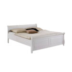 Кровать Мальта 140х200 без ящиков (белый воск ),148x93x222 см