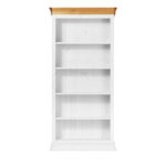 Стеллаж Бостон 1000х405(белый воск/антик),100x210x40 см — изображение 2