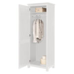 Шкаф для одежды Рауна 100 (белый воск),77x200x48 см — изображение 2