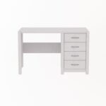 Стол письменный однотумбовый Фьорд (белый воск),120x74x65 см — изображение 2