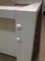 Кровать из массива сосны Фьорд 180х200 (белый воск ),196x90x216см — изображение 4