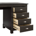 Стол письменный 2-х тумбовый Рауна 08 (колониал),165x76x60 см — изображение 2