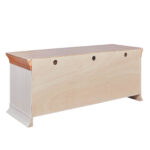 Тумба ТВ Бостон (белый воск/антик),130х54х45 см — изображение 6