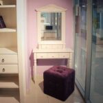 Стол пристенный Консолеа 3 (белый воск/антик),85Х75Х32 см  — изображение 8