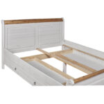 Кровать Мальта 180х200 с ящиками (белый воск/антик ),188x93x222 см — изображение 5