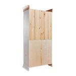 Стеллаж Бостон 1000х405(белый воск/антик),100x210x40 см — изображение 4