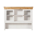 Надстройка буфета Бостон (белый воск/антик),140х200х43 см — изображение 3