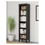 Стеллаж 490 Кантри (черный лак),49х197х36 см — изображение 3