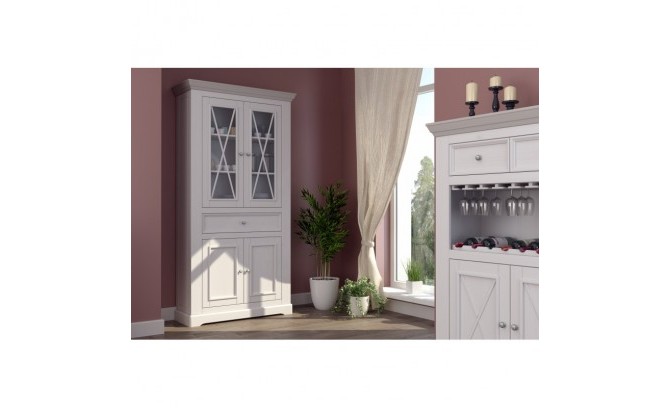 Витрина для посуды 221 Форест,108.6х213.7х42 см — изображение 3