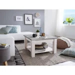 Стол журнальный Форест 75(белый воск/антрацит) — изображение 3